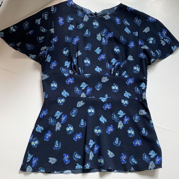 AUTHENTIC PRADA blouse top Size 42 or 4 US - Picture 6 of 13